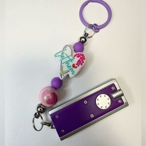 Purple Beaded Flashlight